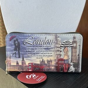 OH Fashion London Themed Wallet/Wristlet